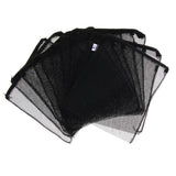 Maxbell Aquarium Filter Mesh Bag Reusable Fish Tank Filter Nylon Bag with Zipper