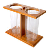 Max 1 Pc Creative Bamboo Aquarium Fish Tank Desktop Glass Vase Plant Terrariums