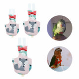 Maxbell Parrot Reusable Nappies Pocket Cloth Diaper Bird Pee Pad Pink for Birds S