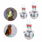 Maxbell Parrot Reusable Nappies Pocket Cloth Diaper Bird Pee Pad Pink for Birds S