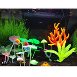 Maxbell Glowing Effect Artificial Plant for Fish Tank Aquarium Ornament  Type 1