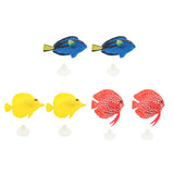 Maxbell Luminous Simulation Fish Aquarium Glow Decoration Artificial Fishes Red