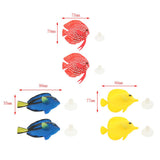 Maxbell Luminous Simulation Fish Aquarium Glow Decoration Artificial Fishes Red