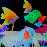 Maxbell Luminous Simulation Fish Aquarium Glow Decoration Artificial Fishes Red