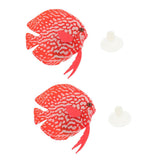 Maxbell Luminous Simulation Fish Aquarium Glow Decoration Artificial Fishes Red