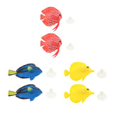 Maxbell Luminous Simulation Fish Aquarium Glow Decoration Artificial Fishes Red