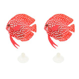 Maxbell Luminous Simulation Fish Aquarium Glow Decoration Artificial Fishes Red