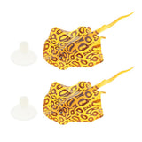 Maxbell 2pcs Artificial Fish Glowing Effect Aquarium Decor Floating Ornament orange