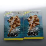 Maxbell 2pcs Artificial Fish Glowing Effect Aquarium Decor Floating Ornament orange