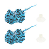 Maxbell 2pcs Artificial Fish Glowing Effect Aquarium Decor Floating Ornament blue