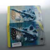 Maxbell 2pcs Artificial Fish Glowing Effect Aquarium Decor Floating Ornament blue