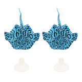Maxbell 2pcs Artificial Fish Glowing Effect Aquarium Decor Floating Ornament blue