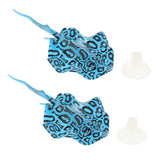 Maxbell 2pcs Artificial Fish Glowing Effect Aquarium Decor Floating Ornament blue
