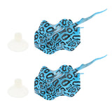 Maxbell 2pcs Artificial Fish Glowing Effect Aquarium Decor Floating Ornament blue