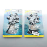 Maxbell 2pcs Artificial Fish Glowing Effect Aquarium Decor Floating Ornament black
