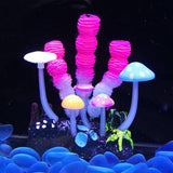 Max Aquarium Artificial Coral Decor Coral Hiding Ornament for Fish Tank  Green
