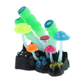 Max Aquarium Artificial Coral Decor Coral Hiding Ornament for Fish Tank  Green