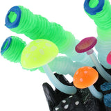 Max Aquarium Artificial Coral Decor Coral Hiding Ornament for Fish Tank  Green