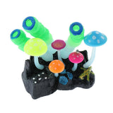 Max Aquarium Artificial Coral Decor Coral Hiding Ornament for Fish Tank  Green