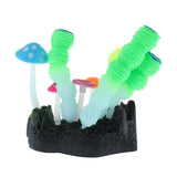 Max Aquarium Artificial Coral Decor Coral Hiding Ornament for Fish Tank  Green
