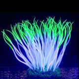 Max 1 Pc Fluorescent Artificial Sea Anemone Coral Aquarium Tank Landscape Red