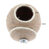 Max Natural Coconut Bird Nest Parrot House Hut Comfort for Birds to Live Type 3