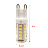 Maxbell G9 pin beads Direct Insertion Corn Bulb Silicone Warm Silicon Crystal Bulb