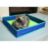 Maxbell Folding Litter Box Cat Outdoor Collapsible Litter Box Cat Litter Pan S