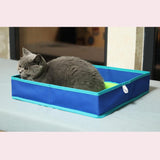 Maxbell Folding Litter Box Cat Outdoor Collapsible Litter Box Cat Litter Pan S