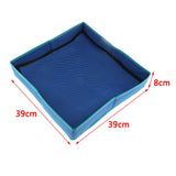 Maxbell Folding Litter Box Cat Outdoor Collapsible Litter Box Cat Litter Pan M