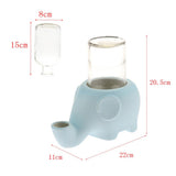 Maxbell Water Feeder with Elephant Shape Pet Water Bottle for Kitten Cat Dog Puppy