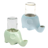 Maxbell Water Feeder with Elephant Shape Pet Water Bottle for Kitten Cat Dog Puppy