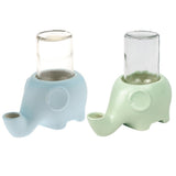 Maxbell Water Feeder with Elephant Shape Pet Water Bottle for Kitten Cat Dog Puppy