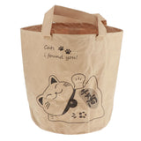Maxbell Cat Paper Bag Tunnel Toy Pet Cat Paper House Pet Cat Kraft Paper Carrier Bag