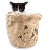 Maxbell Cat Paper Bag Tunnel Toy Pet Cat Paper House Pet Cat Kraft Paper Carrier Bag