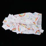 Maxbell Cat Recovery Suit Kitten Recovery Protective Coat Clothes Rainbow M
