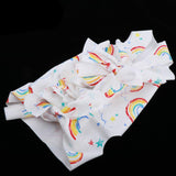 Maxbell Cat Recovery Suit Kitten Recovery Protective Coat Clothes Rainbow M