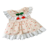 Max Cute Pet Dog Puppy Dress Clothes Dog Princess Summer Dress    Apricot L