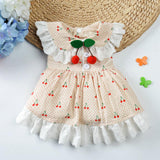 Max Cute Pet Dog Puppy Dress Clothes Dog Princess Summer Dress    Apricot L