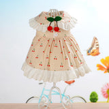Max Cute Pet Dog Puppy Dress Clothes Dog Princess Summer Dress    Apricot L