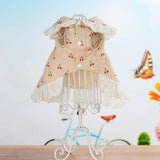 Max Cute Pet Dog Puppy Dress Clothes Dog Princess Summer Dress    Apricot L