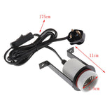 Maxbell Reptile Tortoise Habitat Ceramic Heating Light Holder Black UK Plug