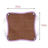 Maxbell 2 Pcs Small Animals Hamster Summer Cool Bed Mat Cage Hanging Hammock  25x25cm