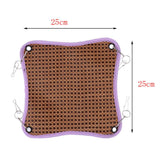 Maxbell 2 Pcs Small Animals Hamster Summer Cool Bed Mat Cage Hanging Hammock  35x35cm