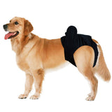 Max Pet Dog Safe Physical Pant Female Dog Sanitary Nappy Diaper Black M