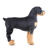 Max Dog Auxiliary Belt  Dog Protective Joints Protector Right Hind Leg-Black S