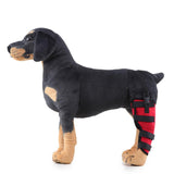 Max Dog Auxiliary Belt  Dog Protective Joints Protector Left Hind Leg-Red S