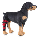 Max Dog Auxiliary Belt  Dog Protective Joints Protector Right Hind Leg-Red L