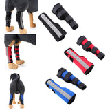 Max Pet Knee Pads Pet Leg Socks Pet Dog Puppy Protective Joints Protector Black L