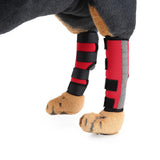 Max Pet Knee Pads Pet Leg Socks Pet Dog Puppy Protective Joints Protector Red M